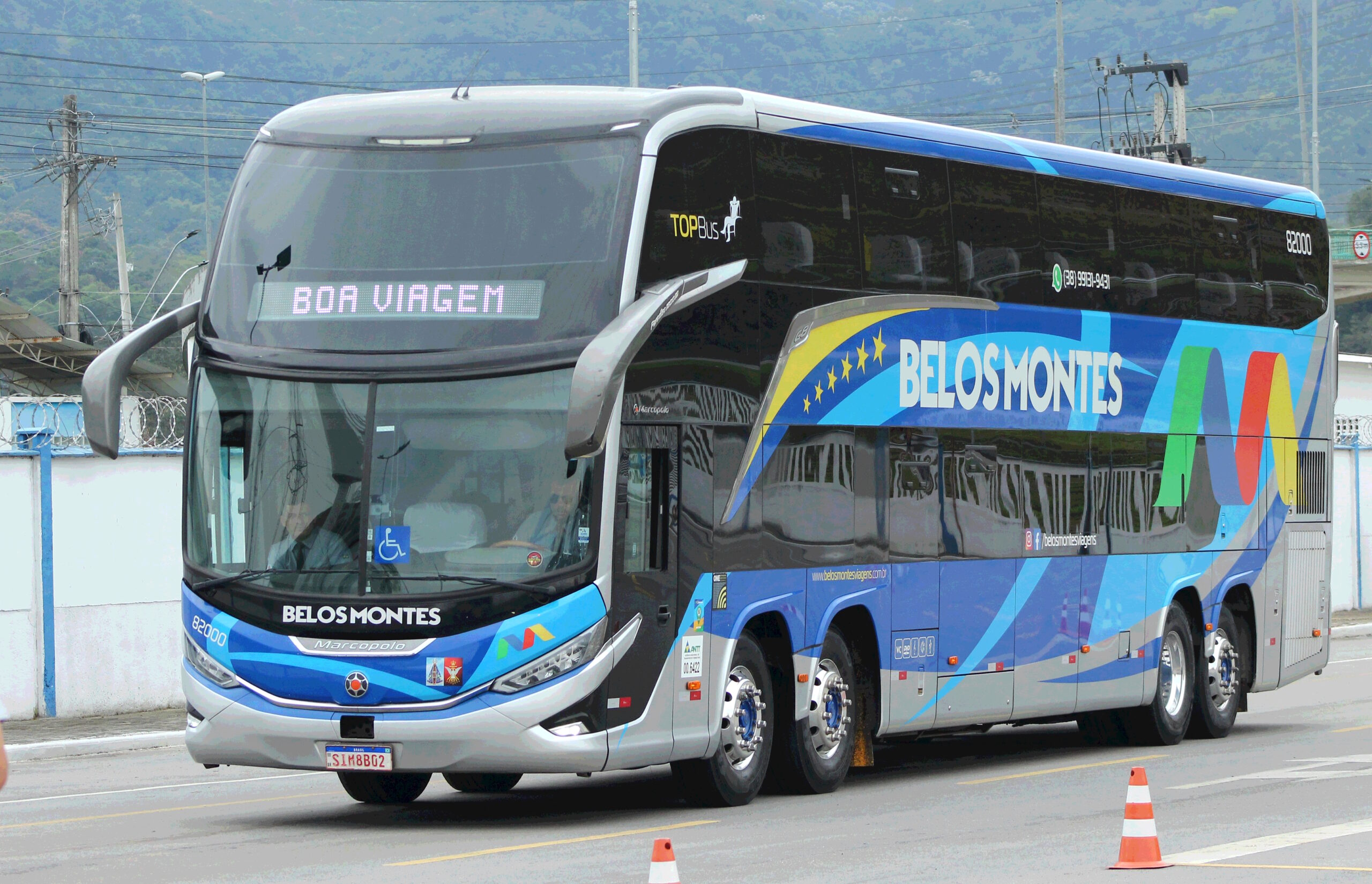 Ônibus da frota Belos Montes